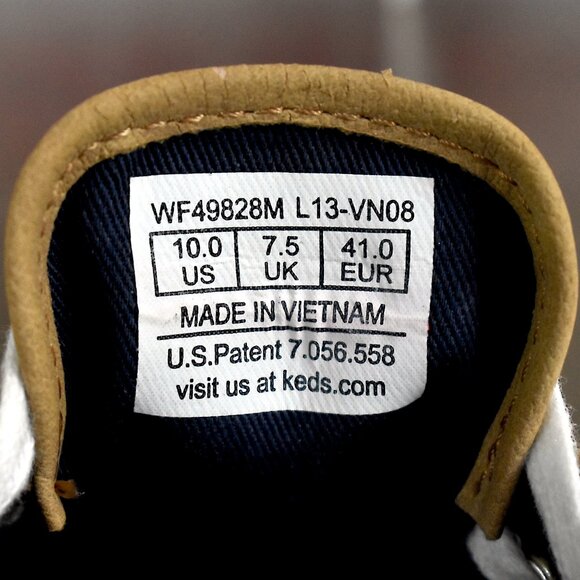 Cute Keds Womens Size 10 White on Red Roped Comfort Loafers WF49828M - Picture 5 of 6